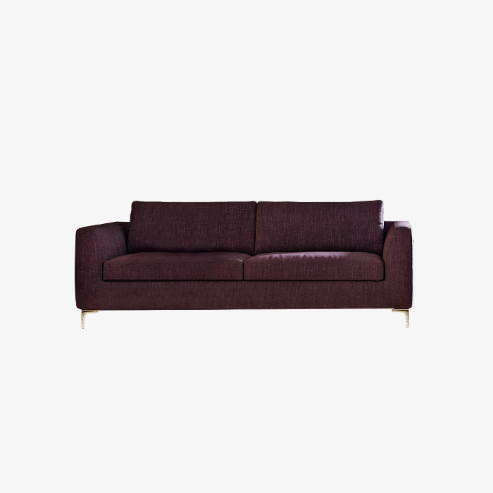 Woonkamersets in rode stof Loveseat 2-zitsbank