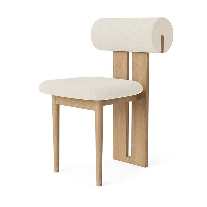 Moderne minimalistische leren fauteuil eetkamerstoel