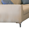 Woonkamermeubilair Lounge Leer Beige leren bank