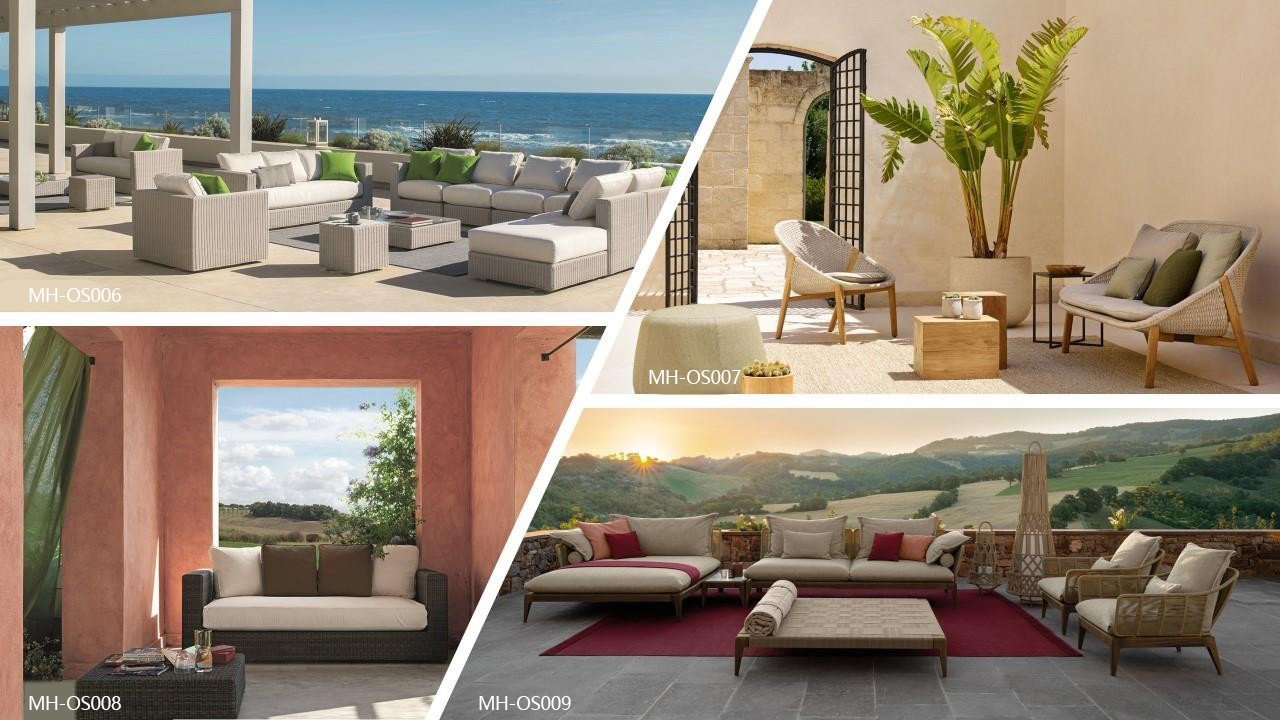 Handgemaakte tuinmeubels