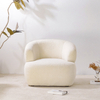 Moderne teddyboucle loungefauteuil Luie enkele fauteuil